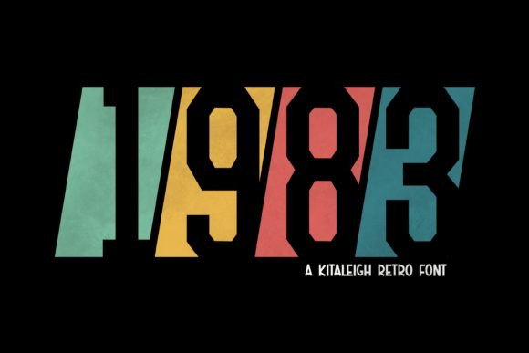 1983: A Bold Display Font That Captures 80s Nostalgia