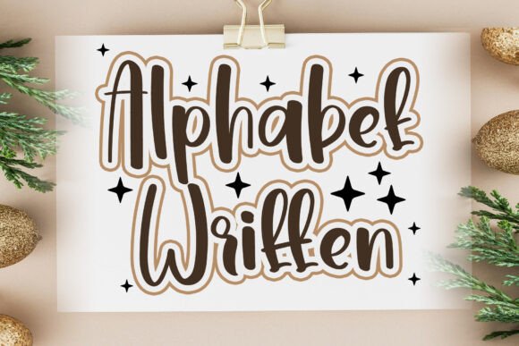 Alphabet Written: A Handwritten Display Font That Elevates Digital Branding