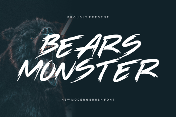 Bears Monster: A Bold Display Font for Digital Impact