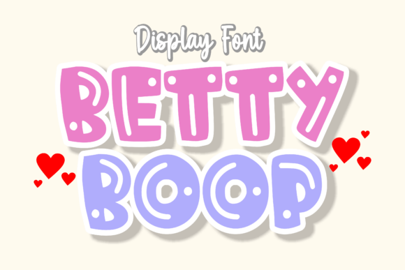Betty Boop Font: A Playful Display Typeface for Digital Branding