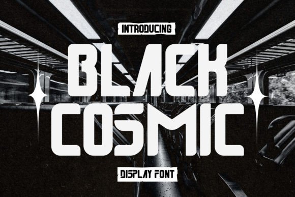 Black Cosmic: A Futuristic Display Font for Scroll-Stopping Brand Content