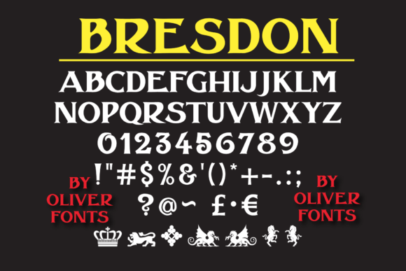 Bresdon: A Masculine Display Font for Confident Branding