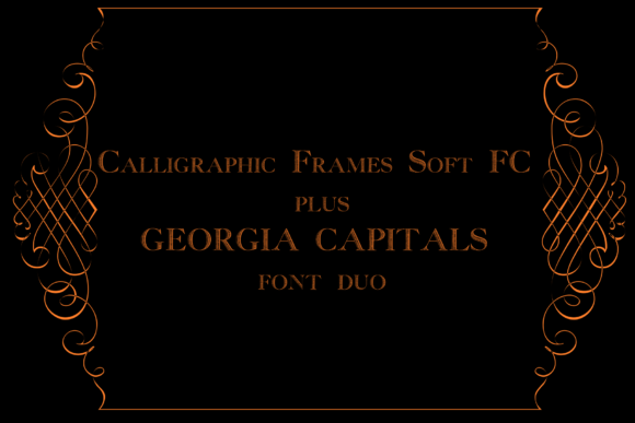 Calligraphic Frames Plus Cyra Duo: A Premium Display Font for Small Business Branding