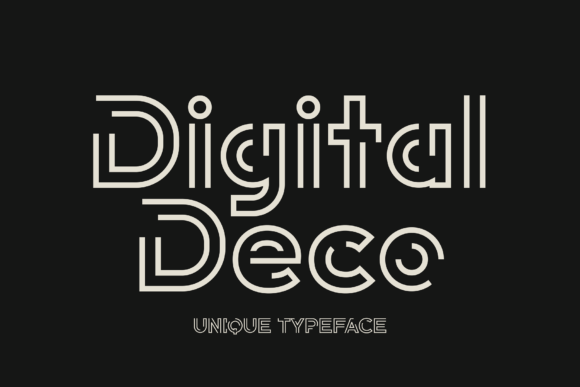 Digital Deco: A Display Typeface That Feels Like a Quiet Conversation with History