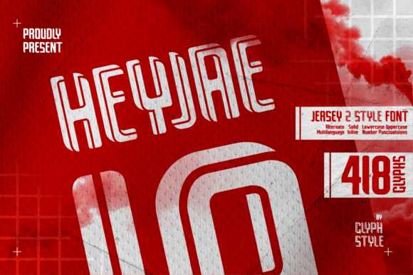 Heyjae: A Sporty Display Font That Works Beyond the Jersey