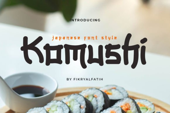 Komushi: A Japanese Display Font That Elevates Your Brand