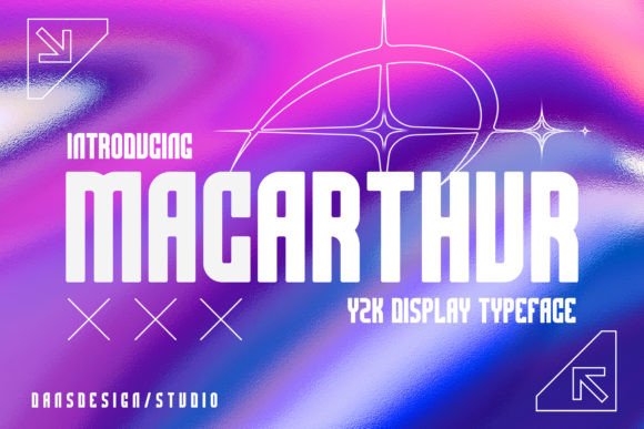 Macarthur: A Bold, Playful Display Font for Handmade Makers