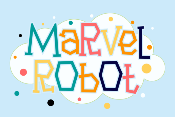 Marvel Robot: A Playful Display Font for Campaigns That Spark Joy