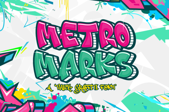 Metro Marks: A Bold Display Font for Editorial Impact