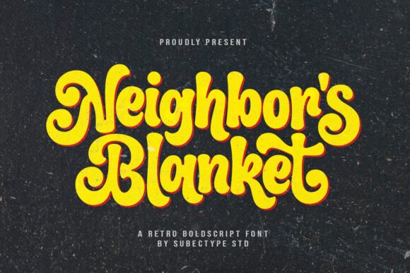 Neighbor’s Blanket: A Warm, Playful Display Font for Brand Identity