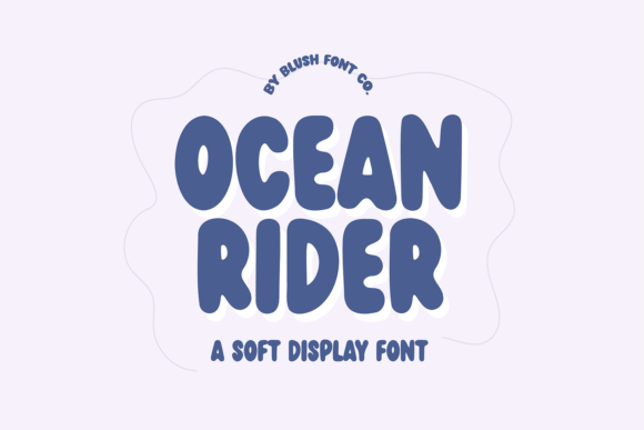 Ocean Rider: A Bold, Soft Display Font for Digital Branding