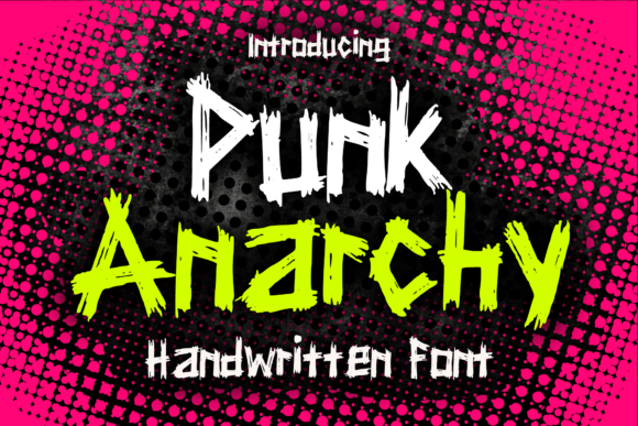 Punk Anarchy: A Bold Display Font for Digital Brand Impact