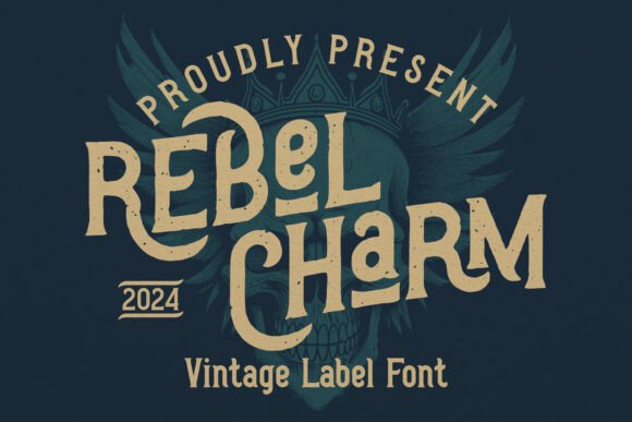 Rebel Charm: A Vintage Display Font That Builds Brand Trust