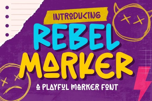 Rebel Marker: A Display Font That Gives Your Brand Personality