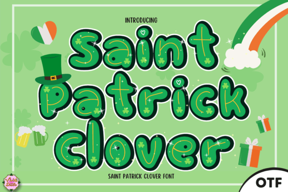 Saint Patrick Clover: A Festive Display Font for Editorial Charm