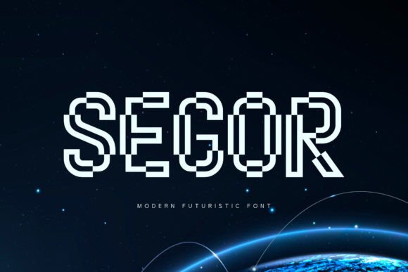 Segor: A Futuristic Display Font That Cuts Through the Feed