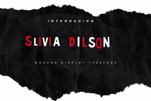 Slivia Dilson: A Display Typeface That Makes Your Brand Feel Joyful & Polished