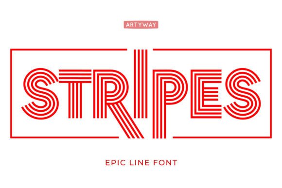 Stripes: A Bold, Clean Display Font for Small Business Branding