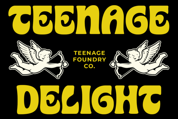 Teenage Delight: A Display Font That Feels Like Summer Vacation