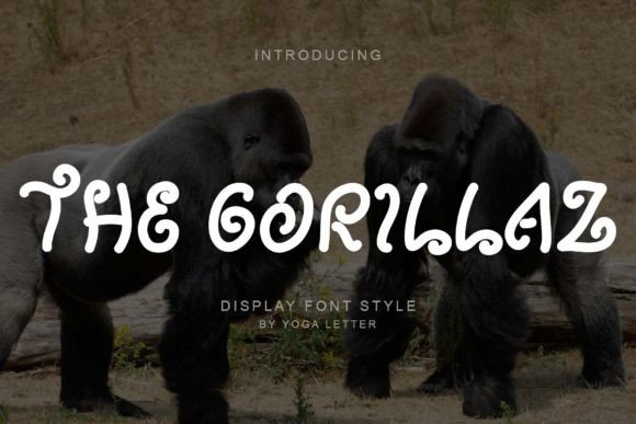 The Gorillaz: A Playful Display Font for Bold Brand Moments
