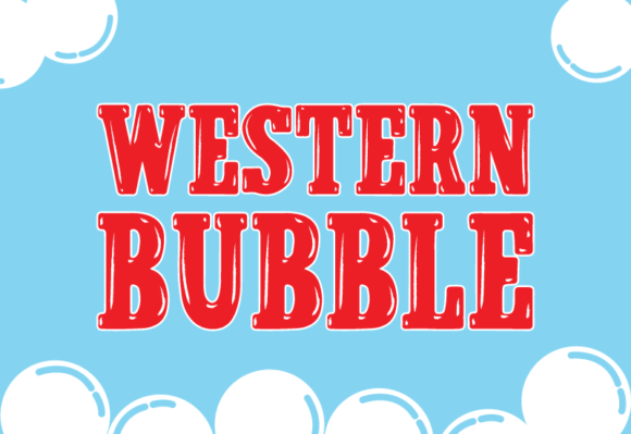 Western Bubble Font: A Joyful Display Typeface for Small Brands